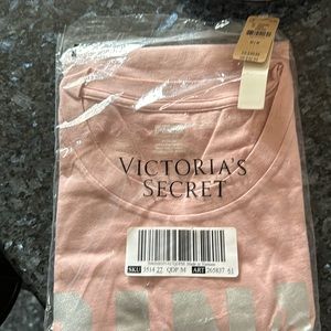 Pink/Victorias secret T shirt size medium color light pink
